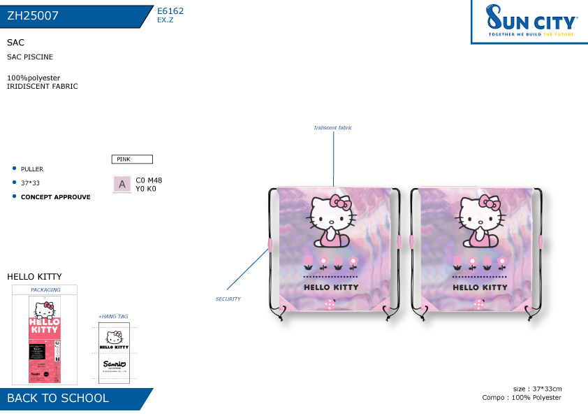ZH25007 SAC PISCINE F 40892
