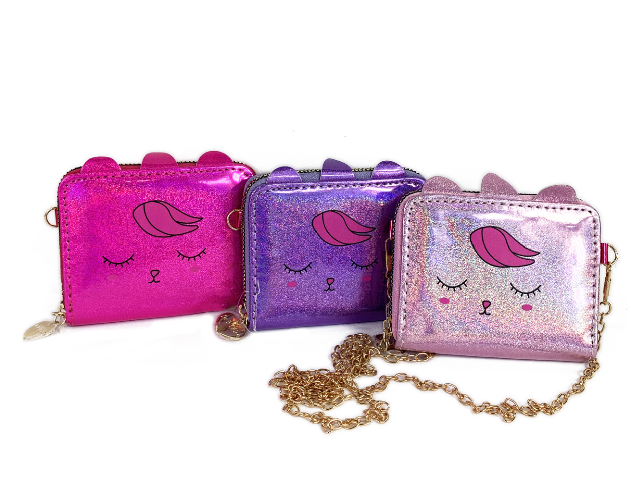 BK10133 PORTAFOGLIO BIMBA LE KIKKE METALLIC UNIC 11x9x2cm 41414