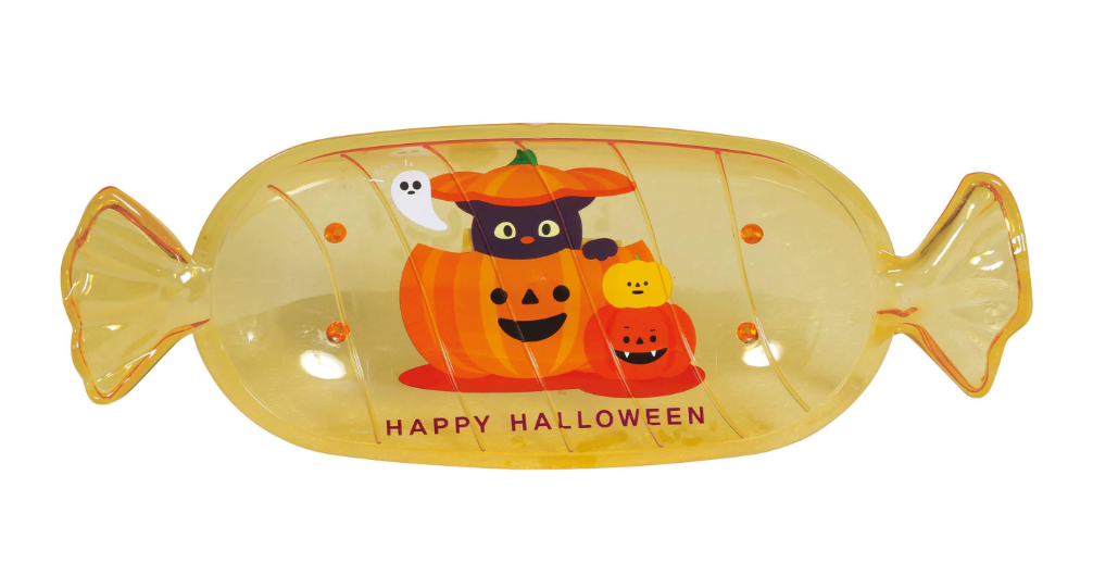 VASSOIO HALLOWEEN PER CARAMELLE 34x1 PVC 24977 52833