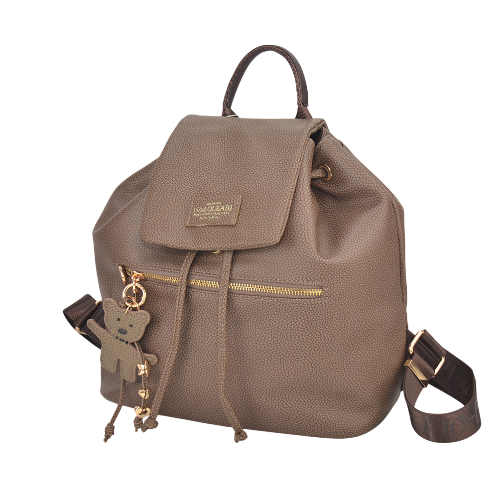62145/BOBA15 ZAINO PATTA CIOCCOLATO 31x29x18cm 41233