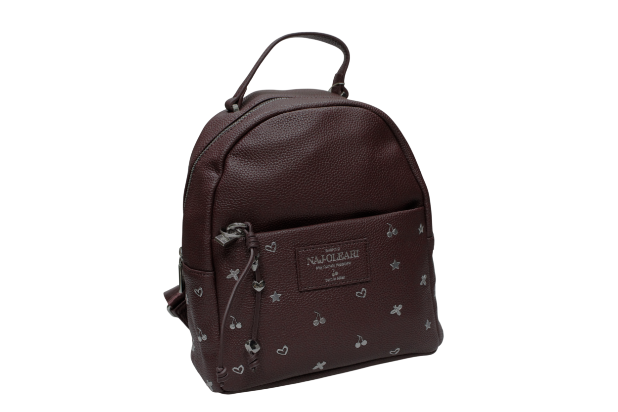 61489/CUORE12 ZAINO CIOCCOLATO 27x25cm 41233