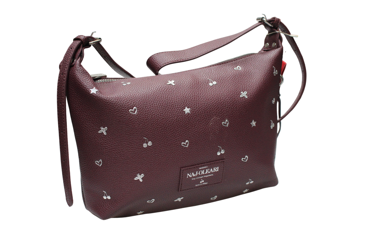 61996/CUORE12 SACCA BORDEAUX 32x20cm 41233