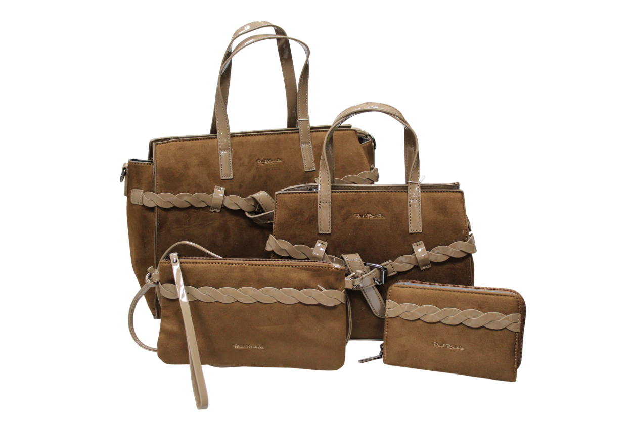 62162/SETV6 L BAULETTO, M BAULETTO, S TRACOLLINA, XS PORTAFOGLIO TAUPE 41233