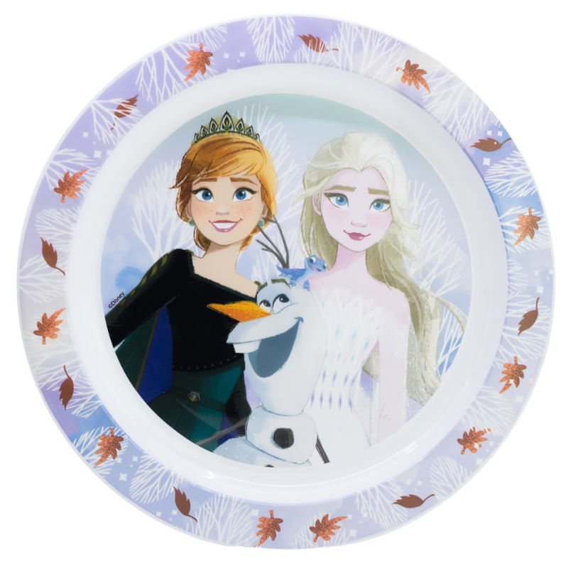 ST81047 FROZEN PIATTO PIANO PLASTICA 22cm MICROONDE 41401