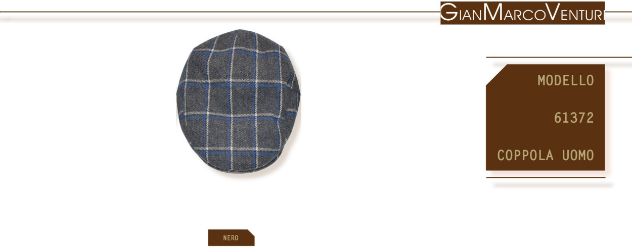 COPPOLA UOMO NERO 61372NE 41100