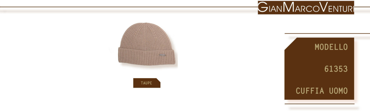 CAPPELLO UOMO TAUPE 61353TA 41100