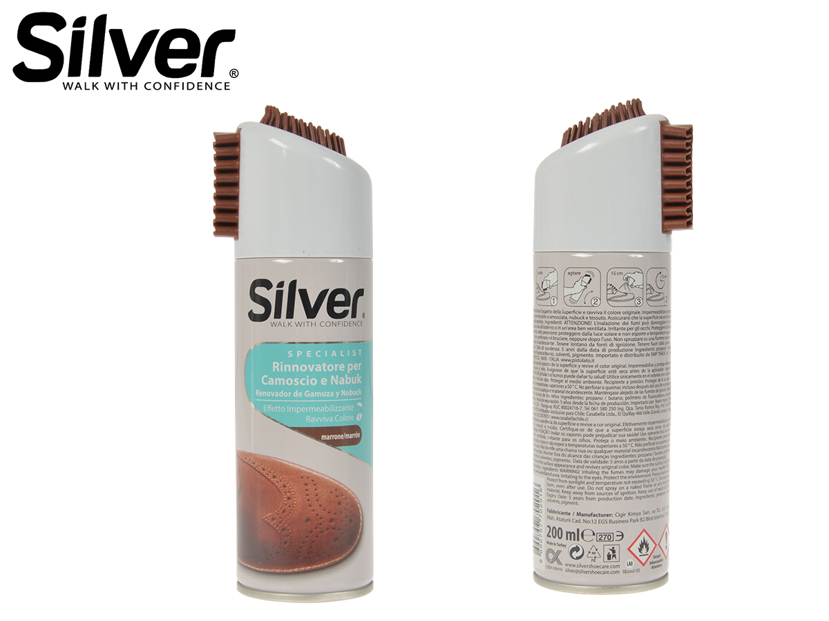 RINNOVATORE CAMOSCIO&NABUK SILVER SB3002 00 MARRONE 41190