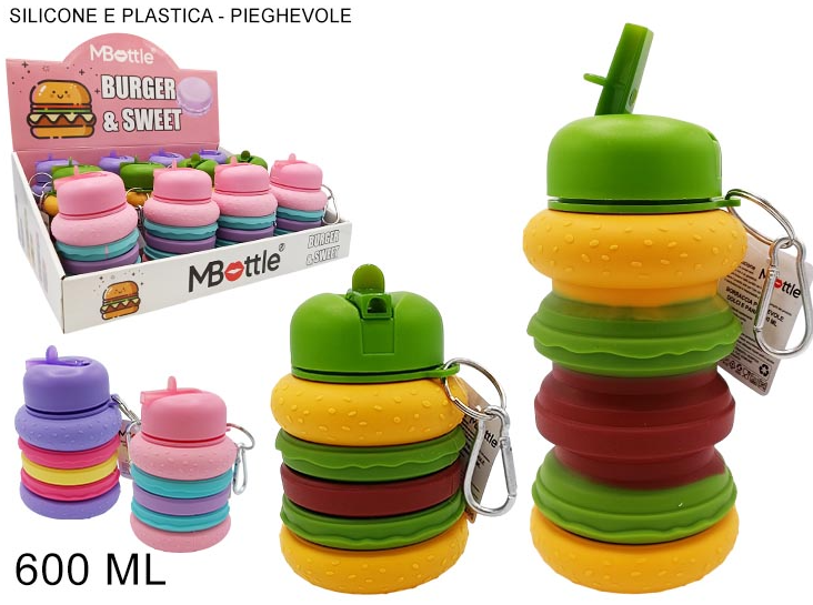 BF-FOOD BORRACCIA PIEGHEVOLE DOLCI E PANINI 600ml 41114