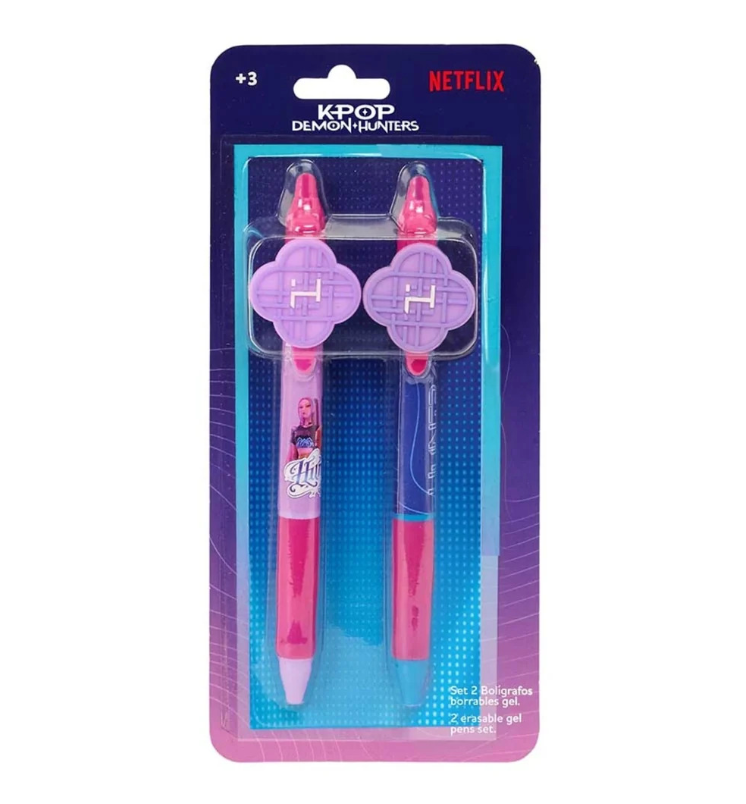 DISPLAY 2 ERASABLE PENS K-POP DEMON HUNTERS 342660785 41177