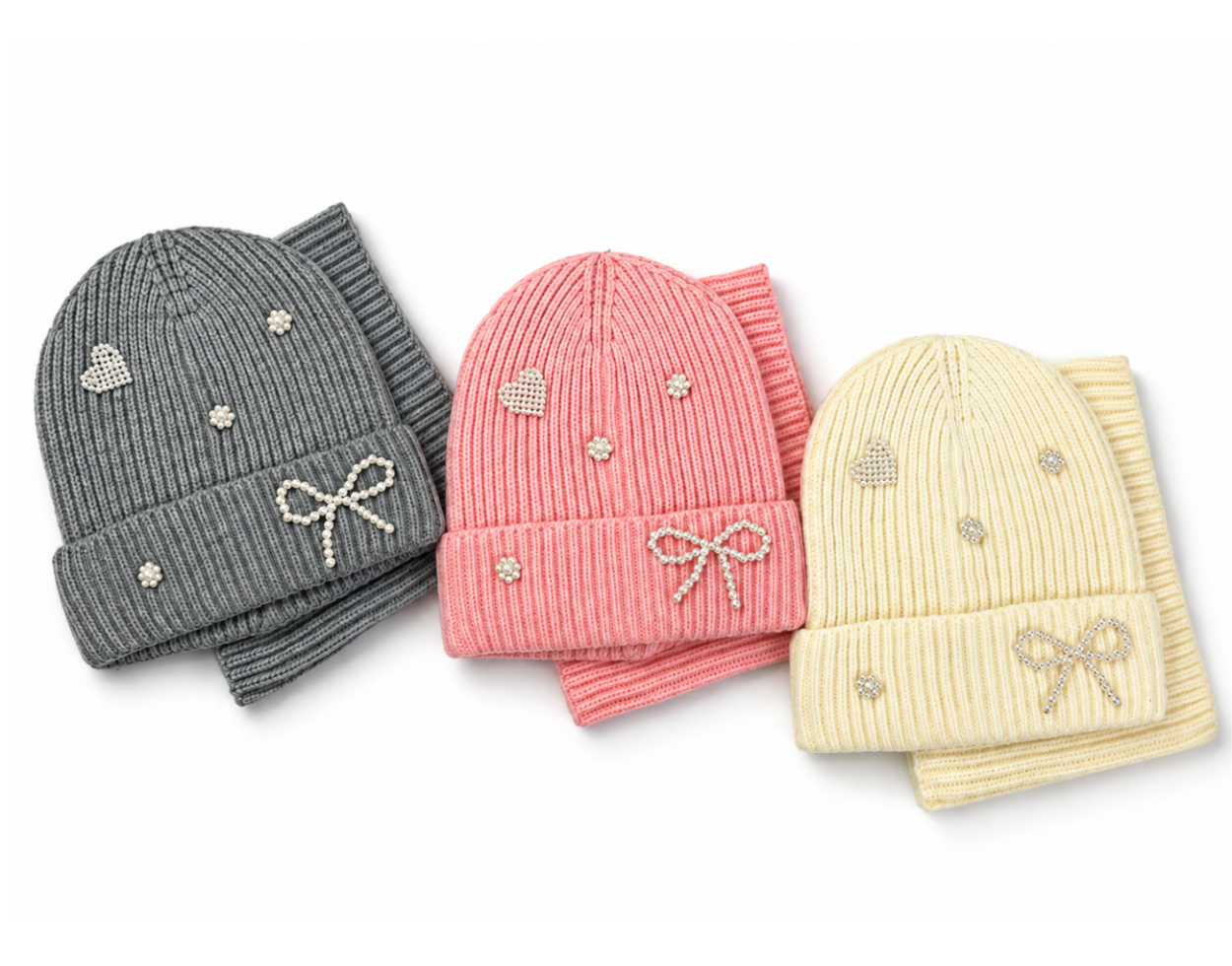 AG6132 CAPPELLINO BIMBA LE KIKKE Cappello: 19x20.5cm | Collo: 17.5x20.5cm 41414
