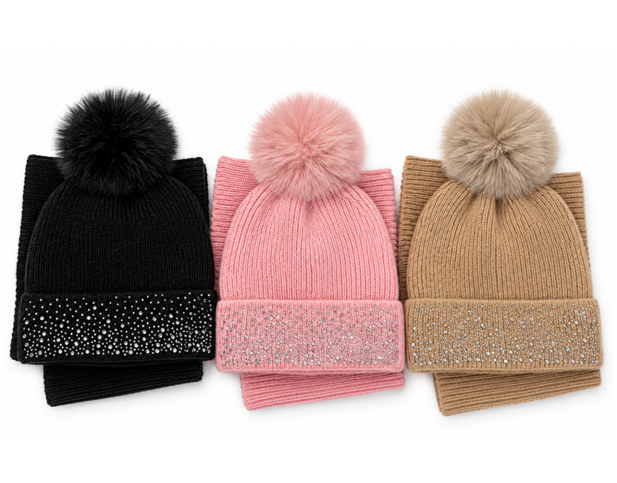 AG6131 CAPPELLINO BIMBA LE KIKKE Cappello: 20x21cm | Collo: 22x14.5cm 41414