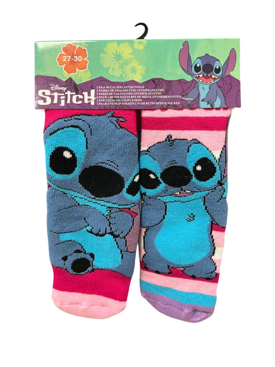 LIL24-2225 STITCH GIRL ABS SOCKS BI PACK 55354