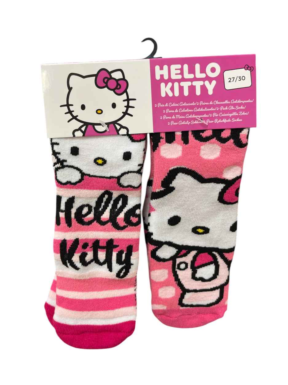 HK36-2240 HELLO KITTY ABS SOCKS BI PACK 55354
