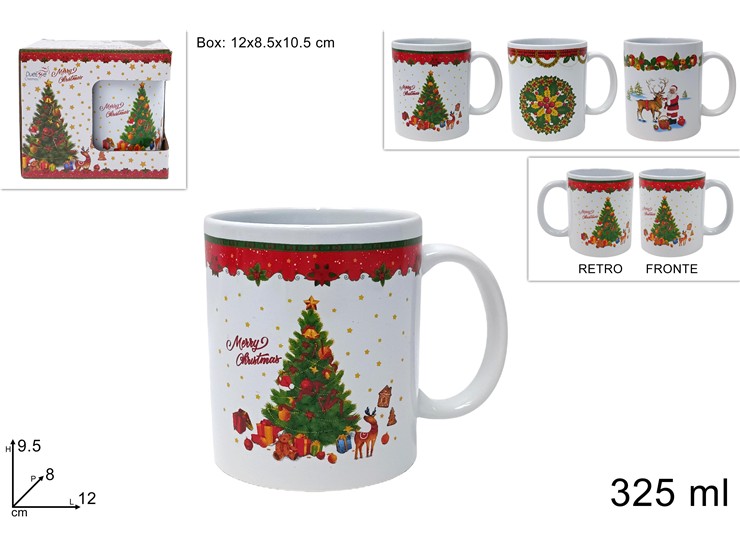 TAZZONE MUG 320cc DECORO NATALIZIO 044583 40649