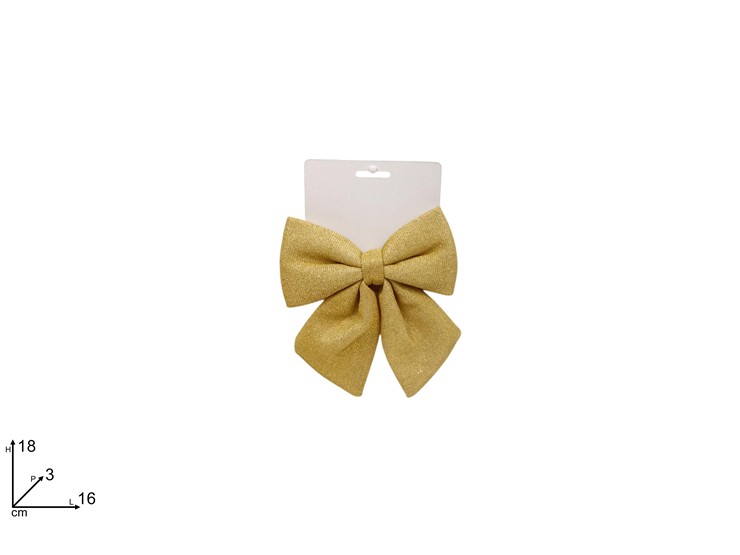 FIOCCO GLITTERATO 16cm ORO 393889 40649