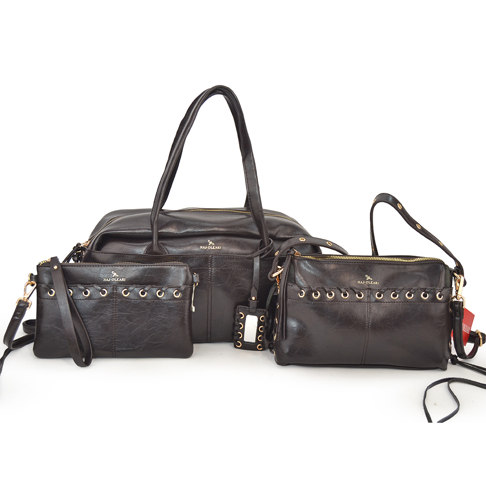 62160/SETESP2 L BAULETTO, M TRACOLLA/SOTTOBRACCIO, S TRACOLLINA MARRONE 41233