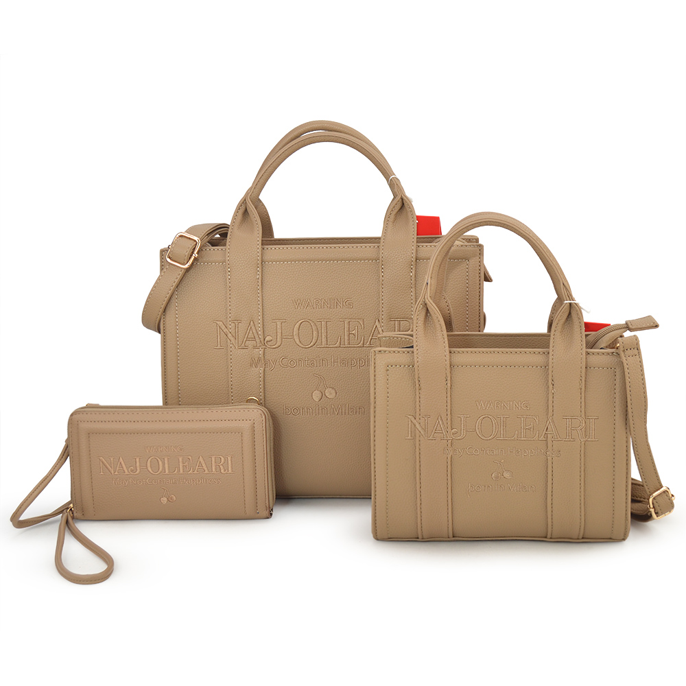 62150/SETHAP L BAULETTO, M BAULETTO, XS PORTAFOGLIO CAMEL 41233