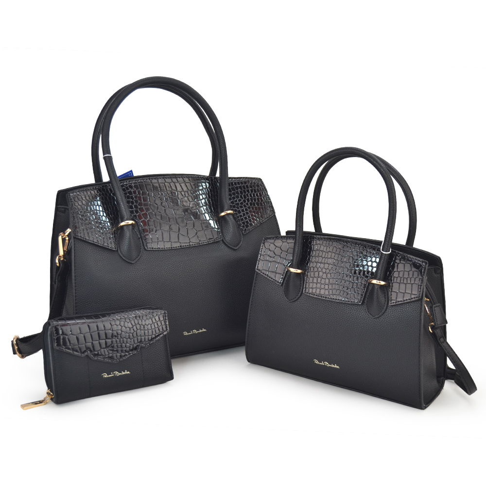 62179/SETCC L BAULETTO, M BAULETTO, XS PORTAFOGLIO NERO 41233