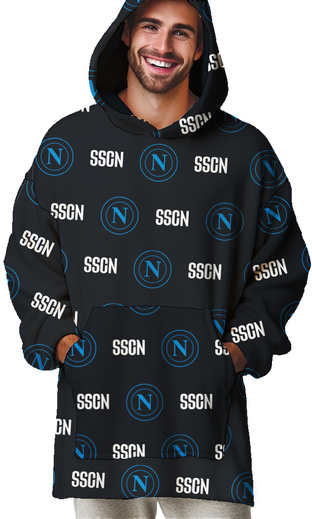9713100N001 PONCHO CON MANICHE NAPOLI 40703
