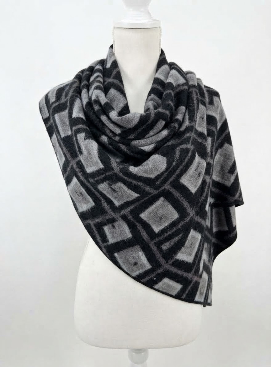 SCIARPA DONNA NERO 61329N 41100