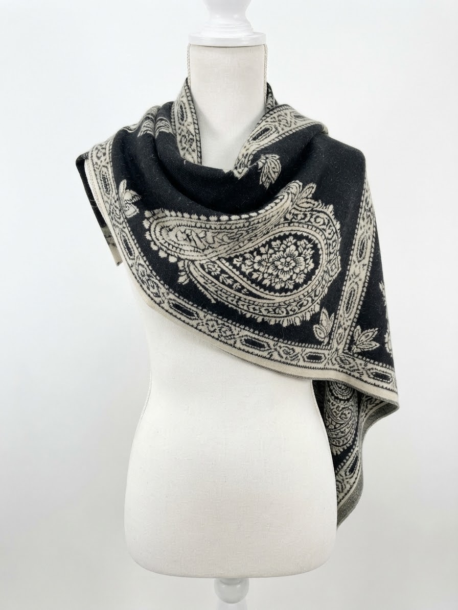 SCIARPA DONNA NERO 61340N 41100