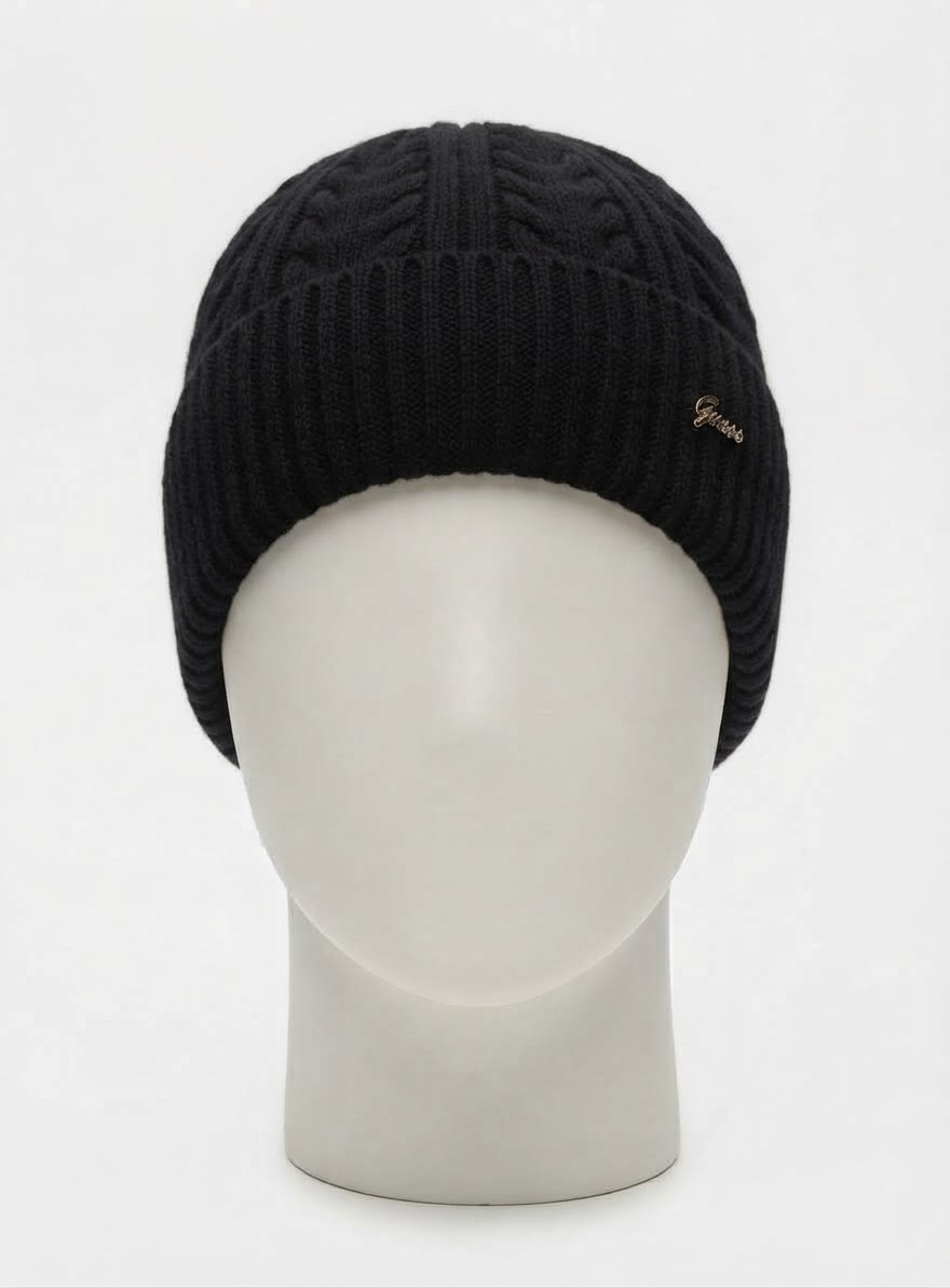 CAPPELLO LANA & ANGORA DONNA NERO 61389NE 41100