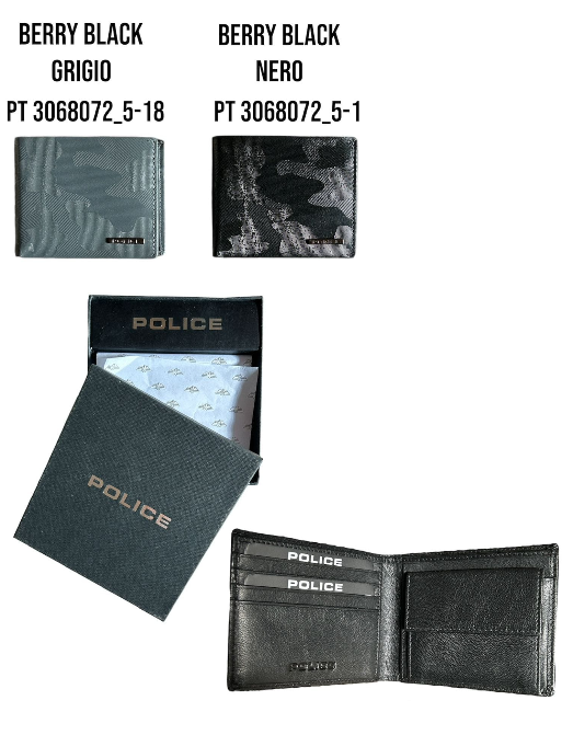 PORTAFOGLIO IN PELLE POLICE 3068072 41188
