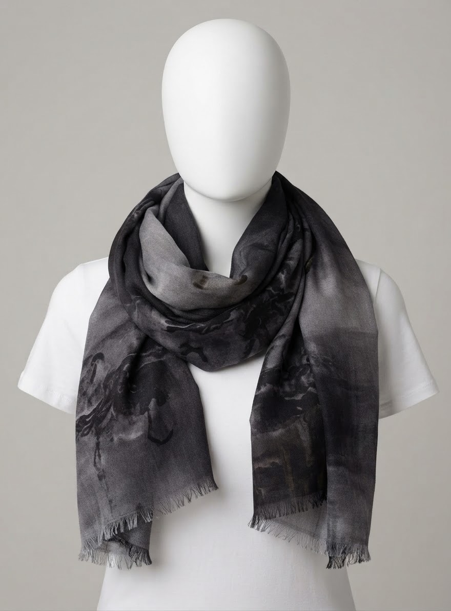 SCIARPA DONNA GMV NERO 66172N 41100
