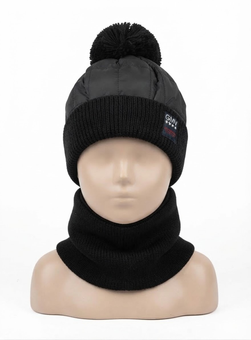 SET BIMBO CAPPELLO + COLLO GMV NERO 79038N 41100