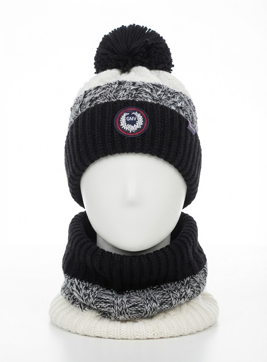 SET BIMBO CAPPELLO + COLLO GMV NERO 73278N 41100