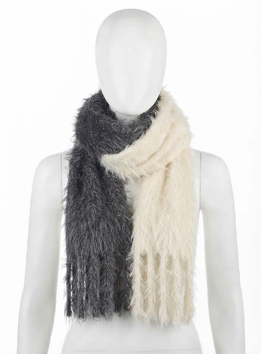 SCIARPA DONNA GMV GRIGIO 61017GR 41100
