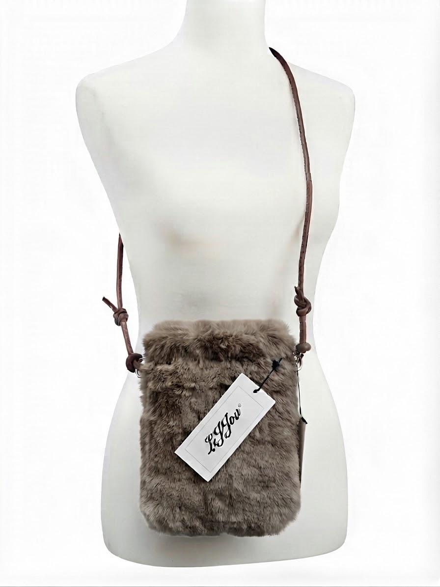 JJ63304CAM PIATTINA IN PELLICCIA LEJJOU CAMEL 41100