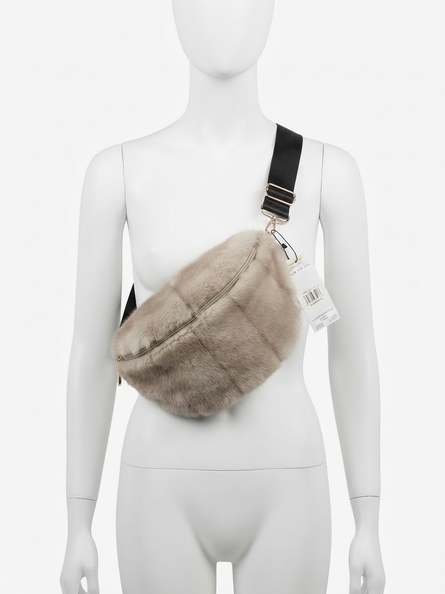 JJ63301BE MARSUPIO IN PELLICCIA LEJJOU BEIGE 41100