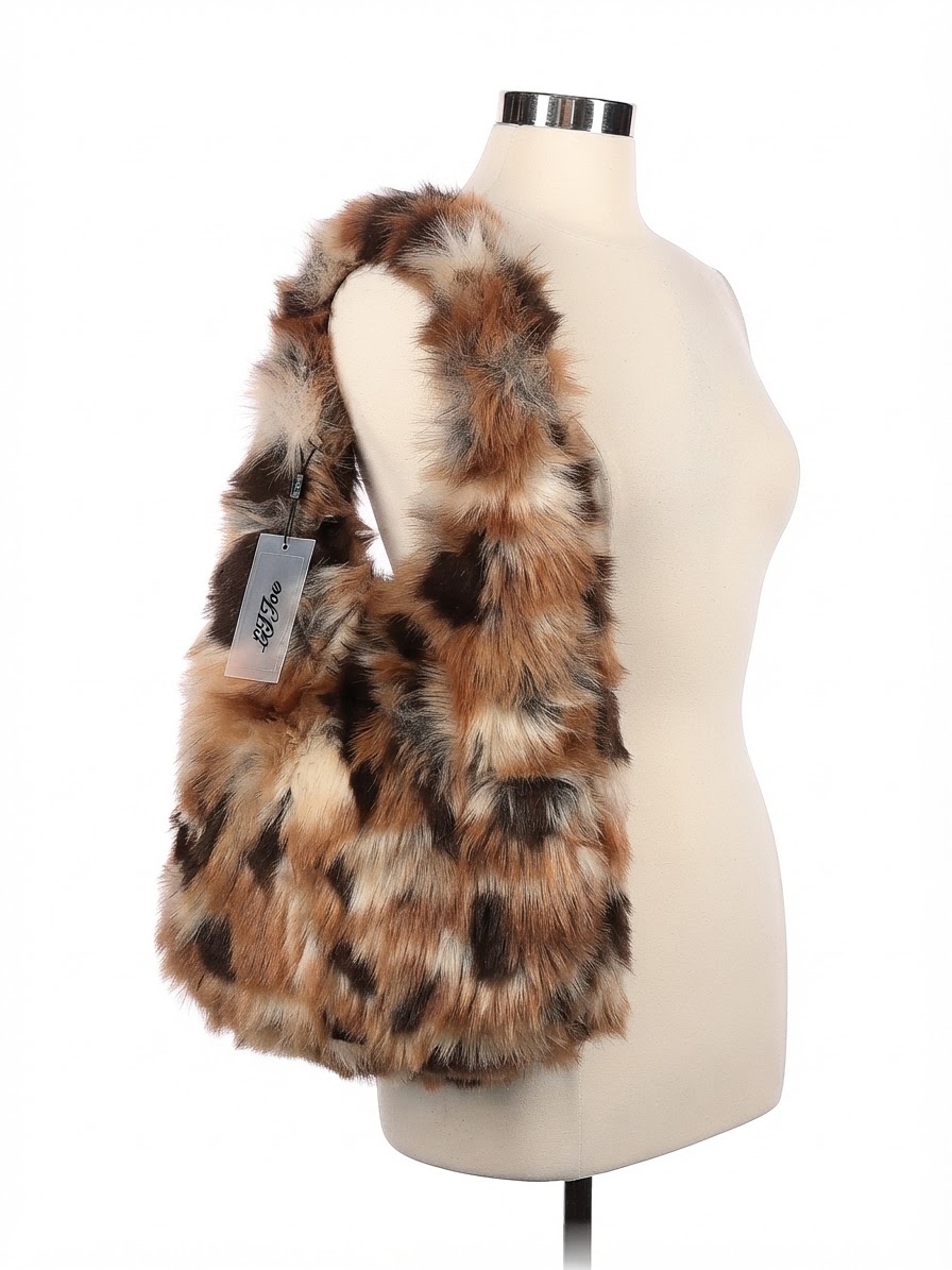 JJ63306MAR BORSA IN PELLICCIA LEJJOU MARRONE 41100