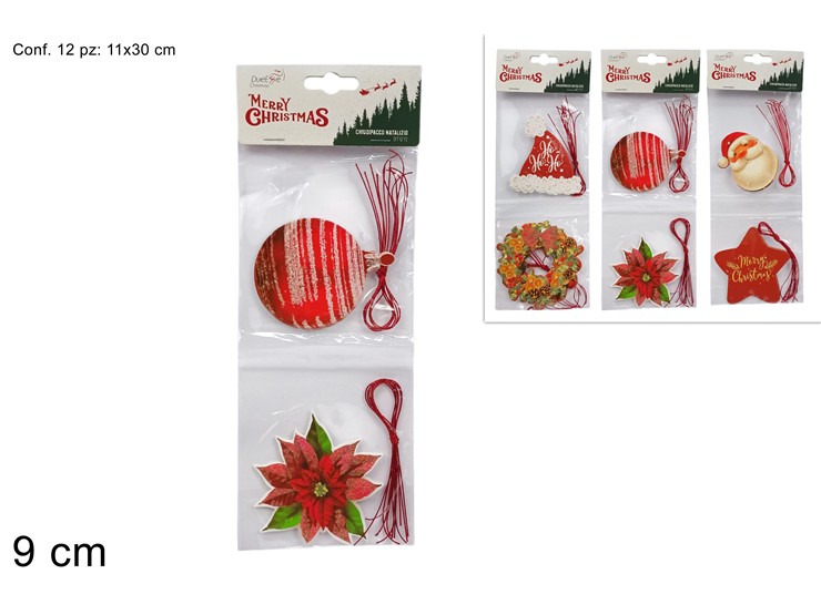 CHIUDIPACCO NATALIZIO SET 12pz 410951 40649