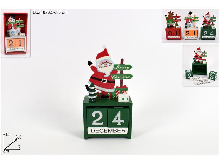 CALENDARIO LEGNO SOGGETTO NATALIZIO 051260 40649