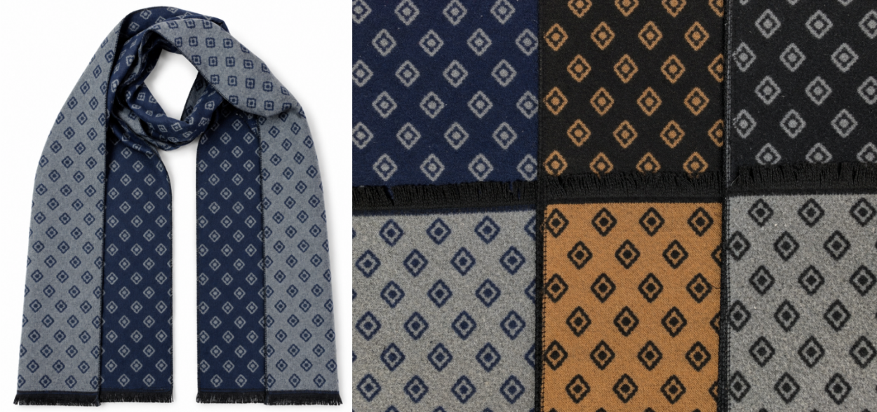 AC1394 SCIARPA UOMO POLO PLAY CON ZAINETTO OMAGGIO 180x30cm 41414