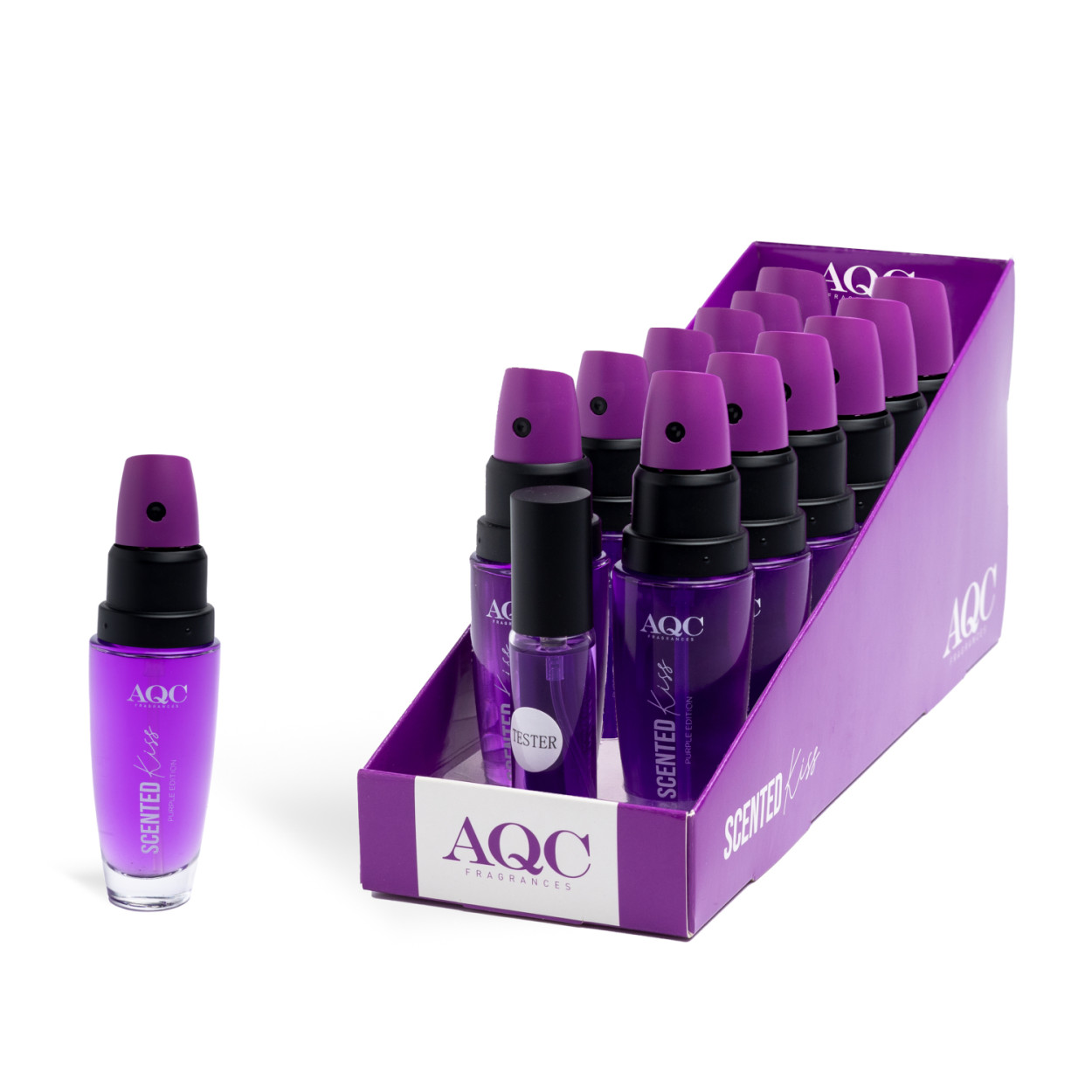 AQC FRAGRANCES SCENTED KISS PURPLE EDITION 30ml 44142 52555