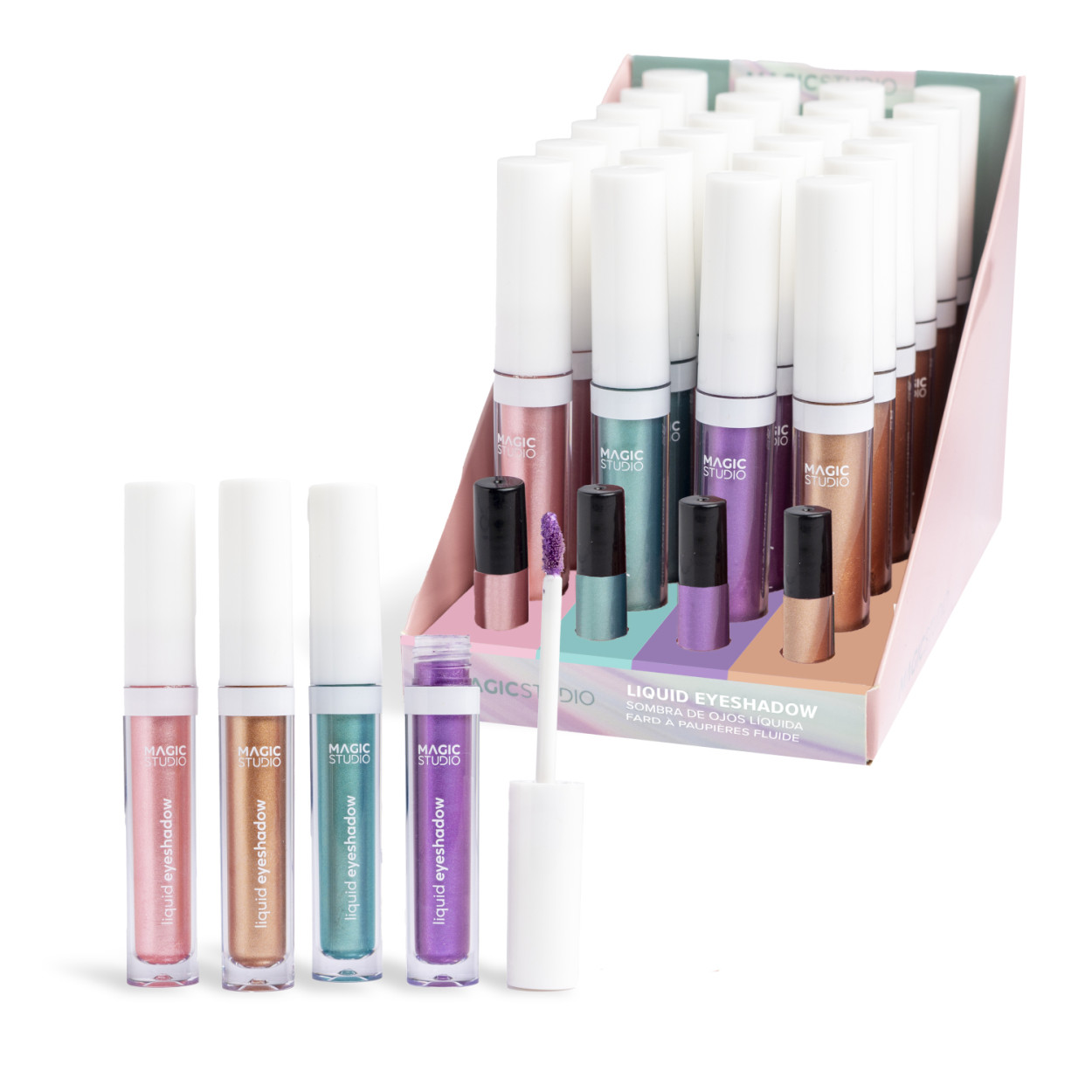 MAGIC STUDIO SWEET PASTEL LIQUID EYESHADOW 68252 52555