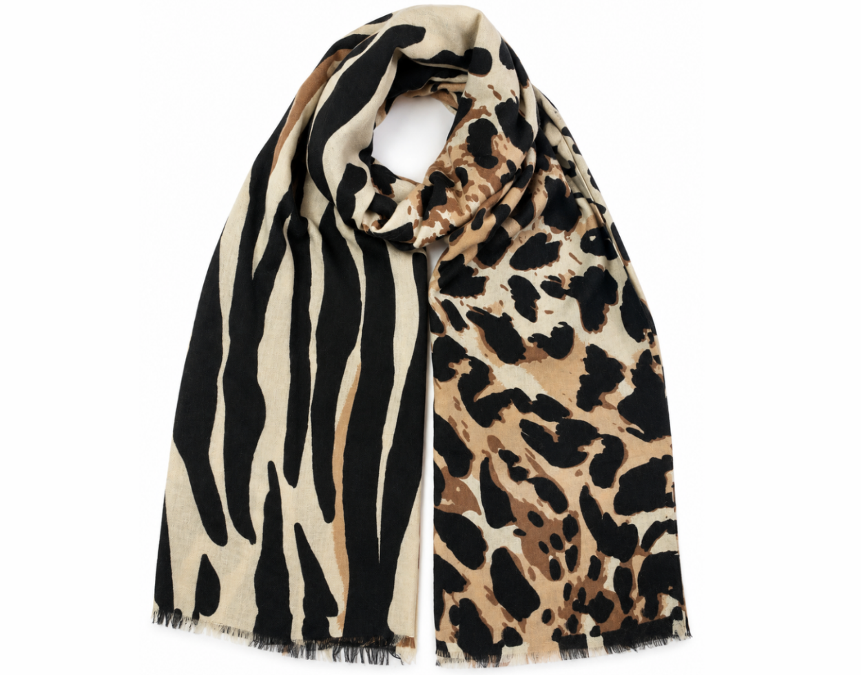 AC1373 SCIARPA DONNA LE KIKKE CON BUSTA OMAGGIO 90x185cm 41414