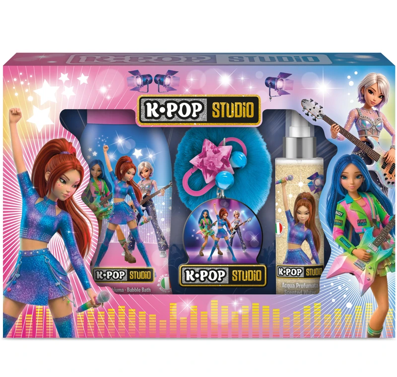 K-POP STUDIO GIFT SET PORTACHIAVI PON PON CHARMS NATALE 143071 41456
