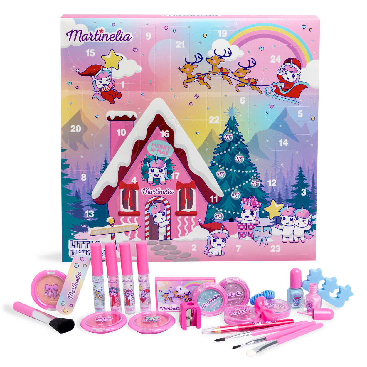 MARTINELIA CHRISTMAS ADVENT CALENDAR 24pc 44400 52555