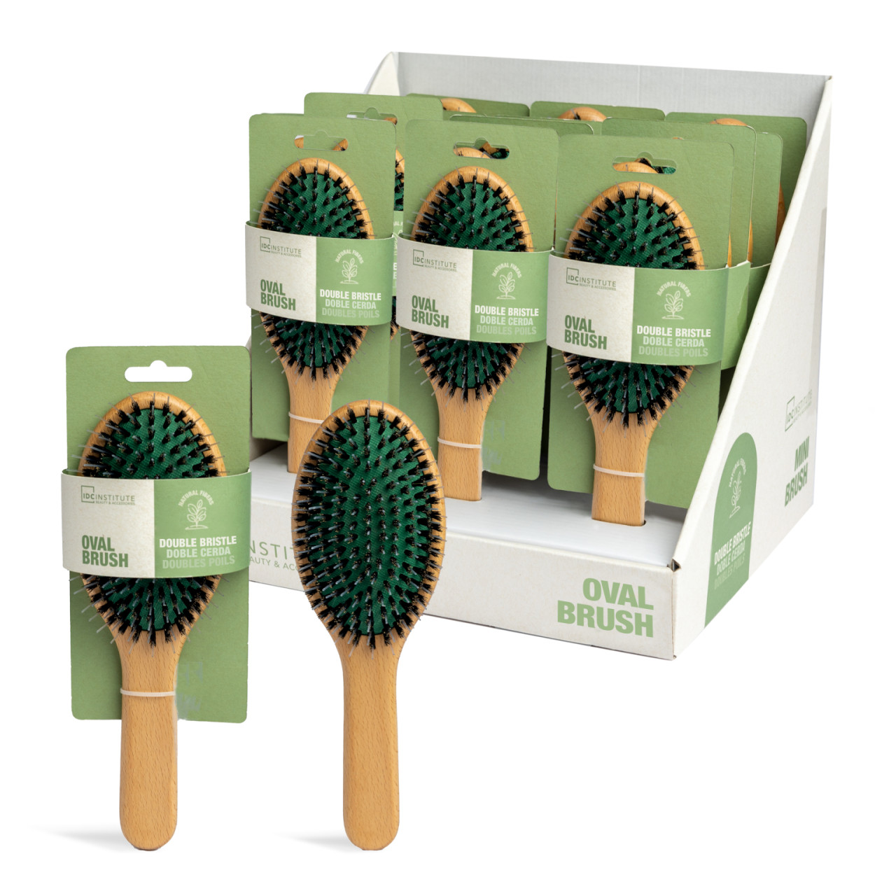 IDC INSTITUTE DOUBLE BRISTLE OVAL BRUSH 35125 52555