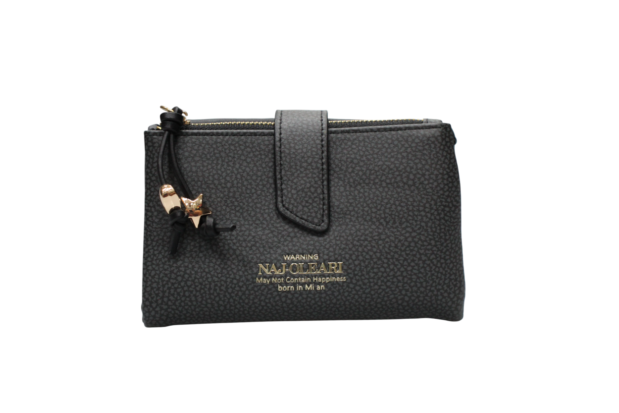 2528/BOBA15 PORTAFOGLIO DONNA NERO 14x9cm 41233