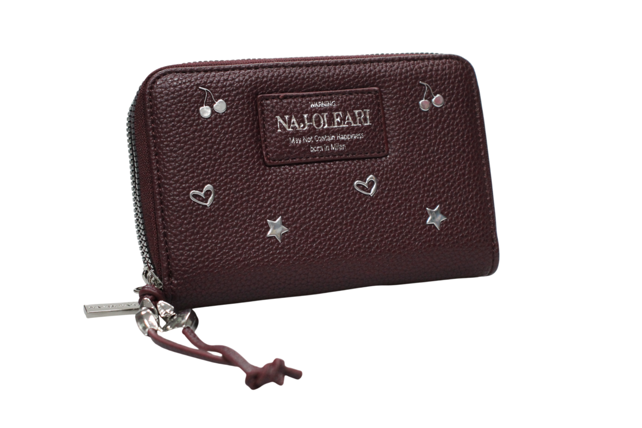 2035/CUORE12 PORTAFOGLIO DONNA BORDEAUX 15x10cm 41233