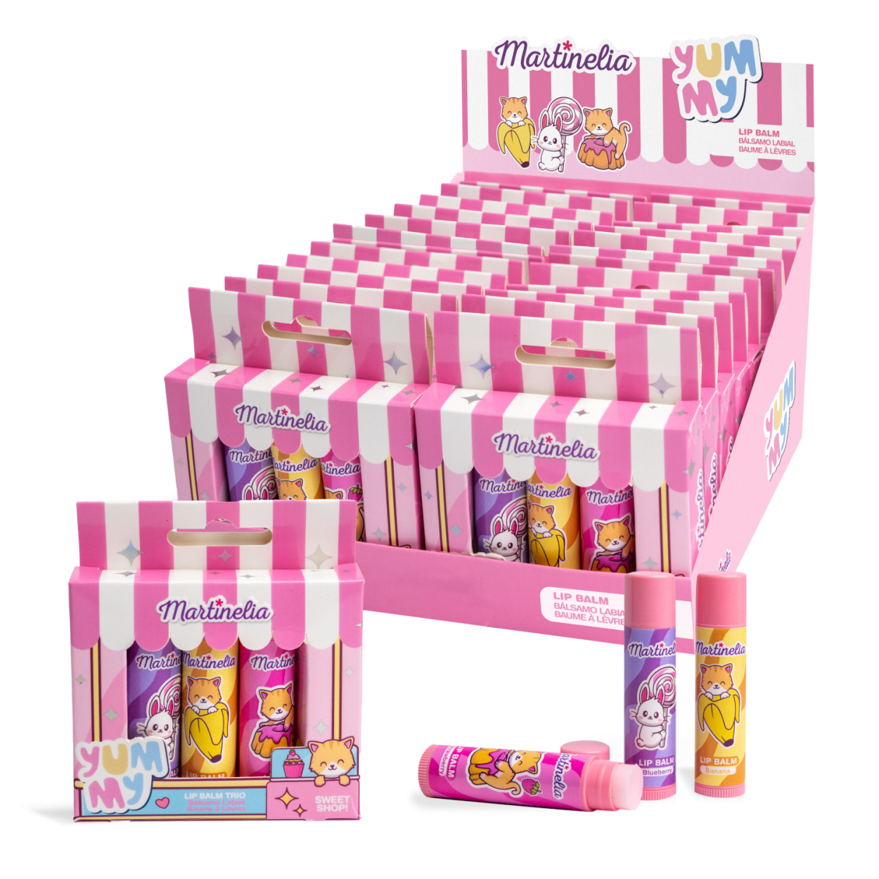 MARTINELIA YUMMY LIP BALM TRIO 12087 52555