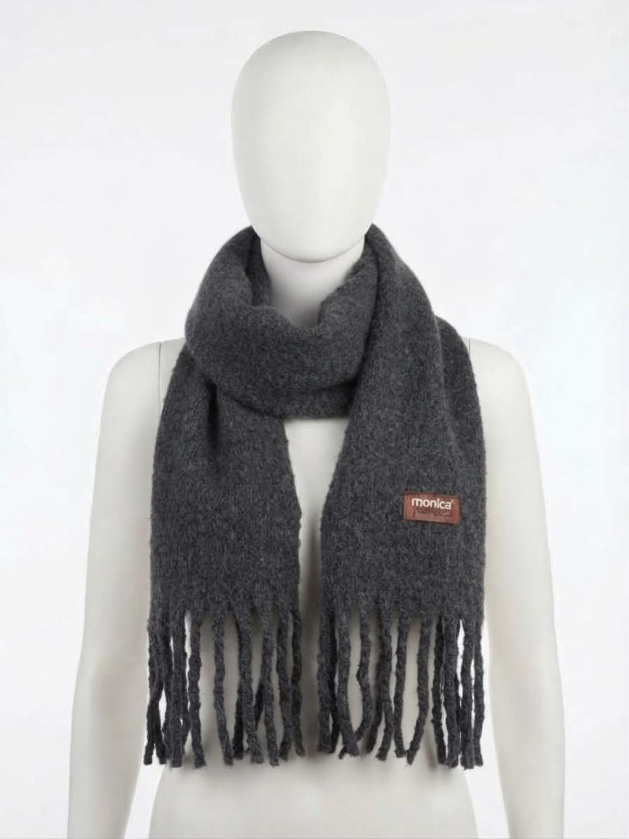 SCIARPONE UNITO GRIGIO SCURO MONICA NARDUCCI 331105 GRIS 40351