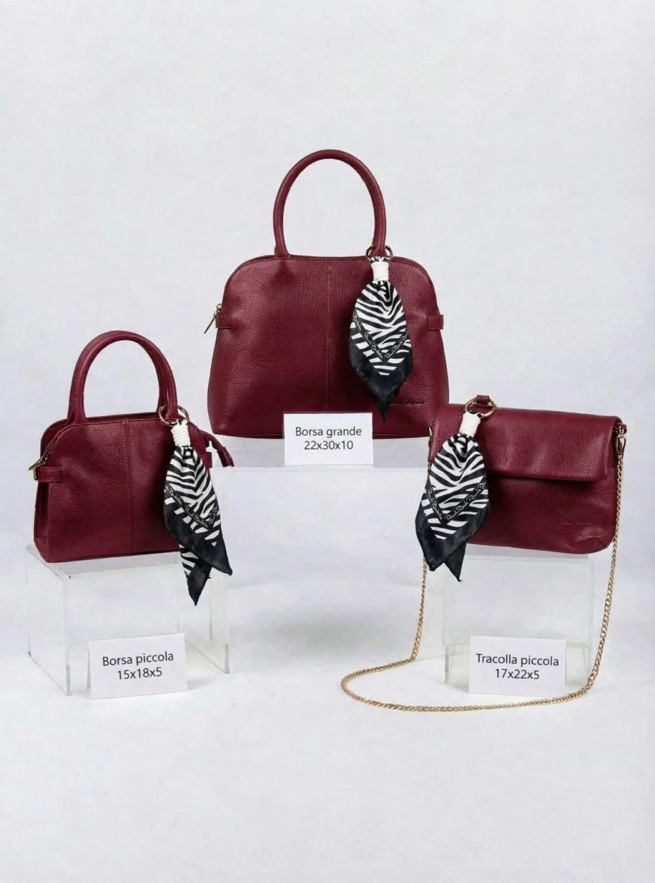 62168/SETZE L BAULETTO, M BAULETTO, S TRACOLLINA BORDEAUX 41233