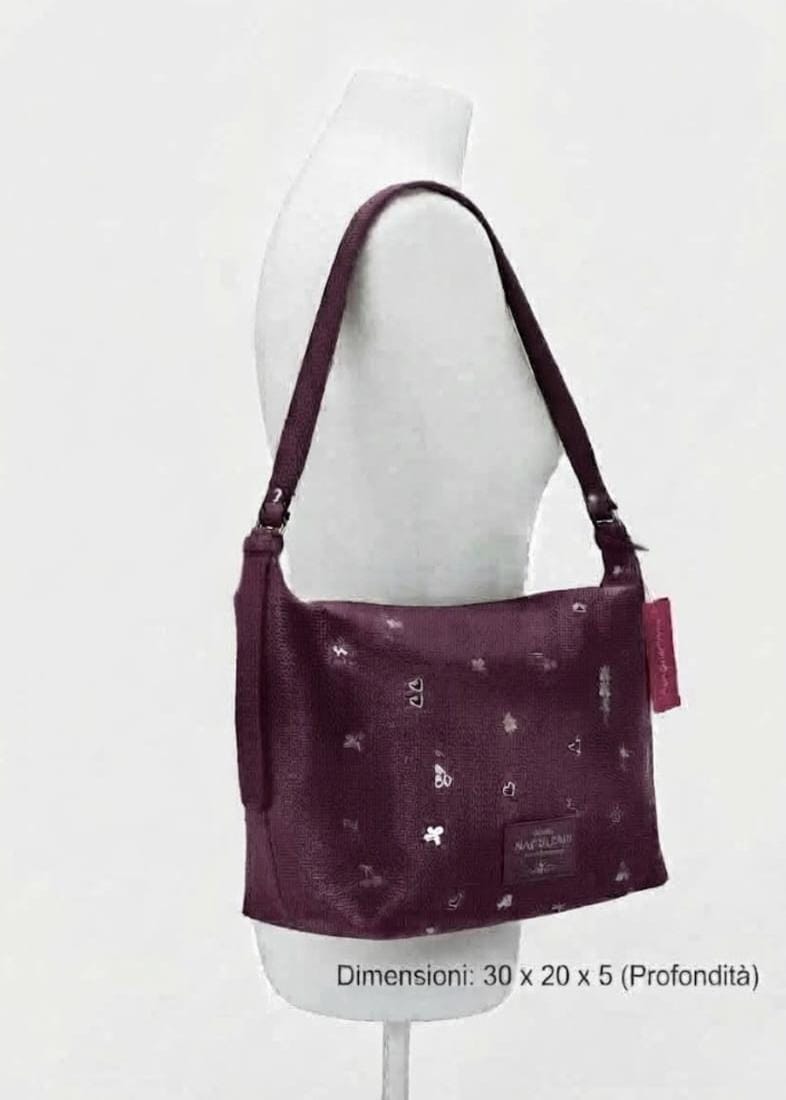 61996/CUORE12 SACCA BORDEAUX 32x20cm 41233
