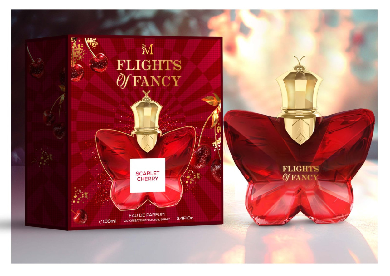 MB225 FLIGHTS OF FANCY SCARLET CHERRY MONTAGE BRANDS 100ml 55532